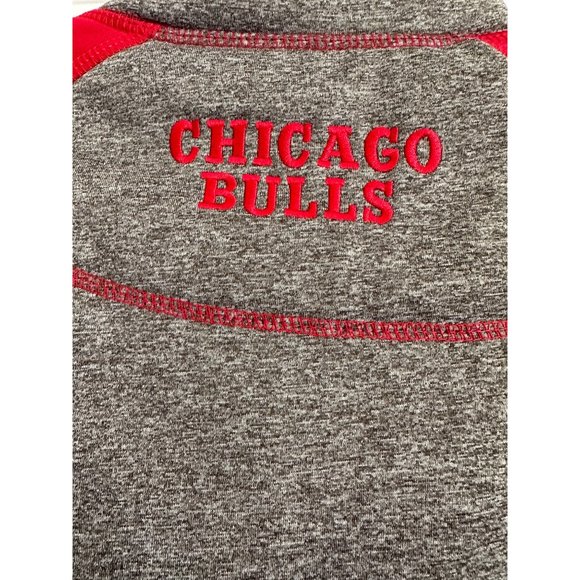 NBA G-III by Carl Banks Chicago Bulls 1/4 Zip Fleece Lined M Pullover READ - Picture 5 of 11